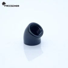 FreezeMod 45 Degree Angle G1/4 Thread Fitting Female to Female Water Cooling Blk
