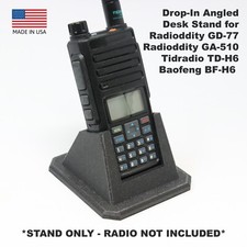 Drop-in Desk Stand for Radioddity GA-510 GD-77 Tidradio TD-H6 Baofeng BF-H6
