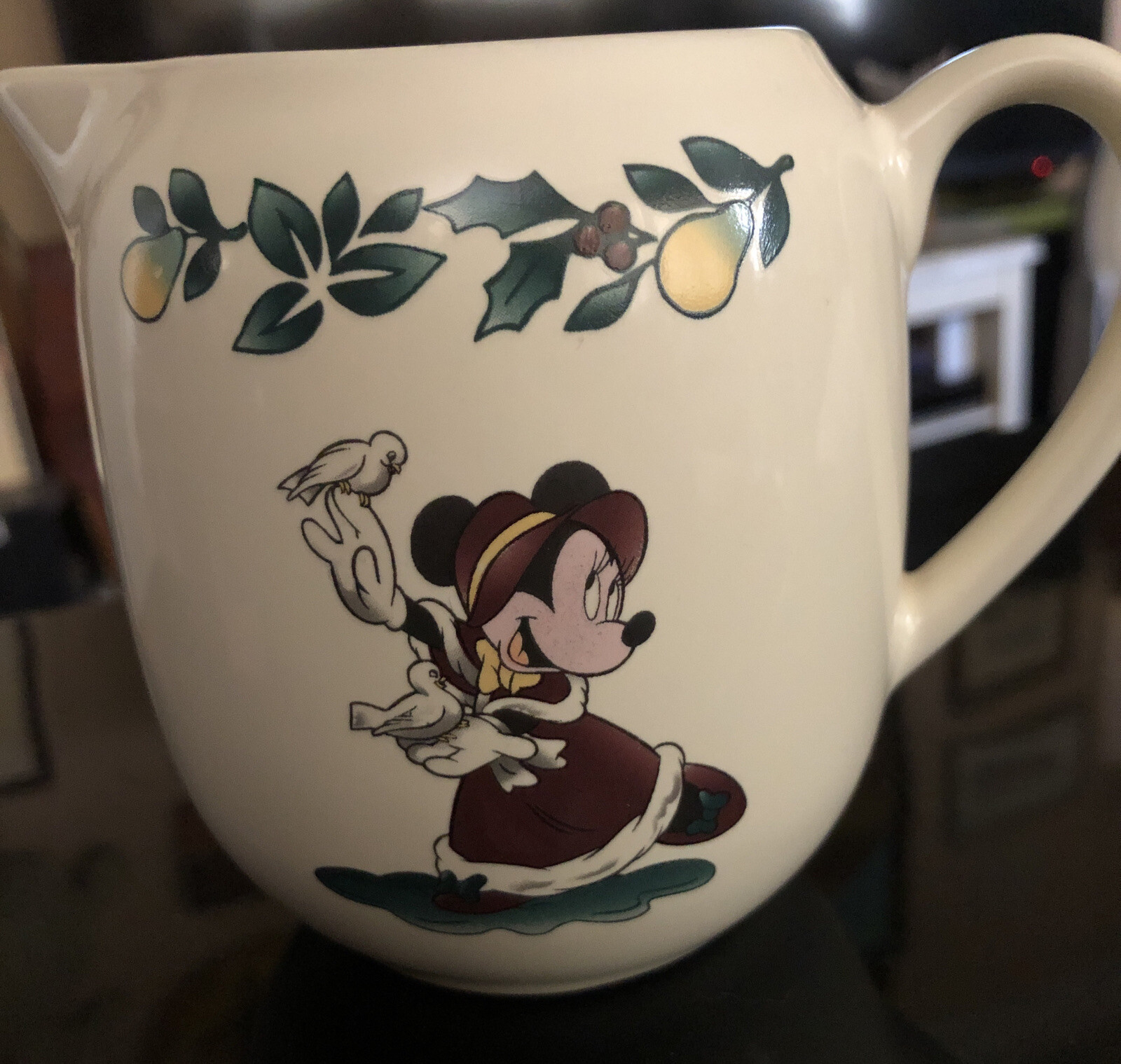 Rare Disney 12 Days of Christmas Dinnerware CREAMER/PITCHER eBay