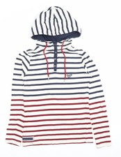Womens UK Size 14 Voi Jeans Multicoloured Henley Hoodie