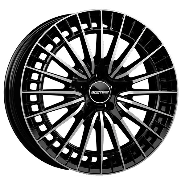 ALLOY WHEEL GMP QSTAR FOR BMW SERIE 1 8X18 5X112 BLACK DIAMOND OQ6