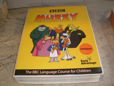 BBC MUZZY SPANISHLANGUAGE COURSE FOR CHILDREN DVD'S