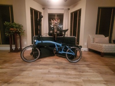 2 Brand New Brompton P Lines.  12 Spds and Accessories.