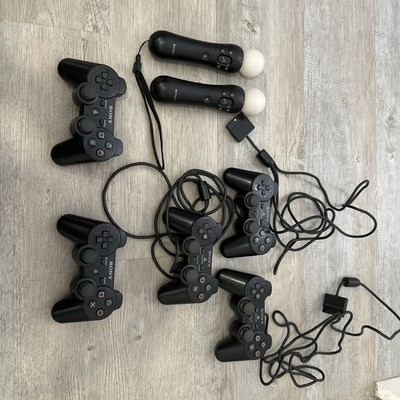 2x Original Sony Playstation Move Motion 3x PS2 2x PS3  Controller ungetestet
