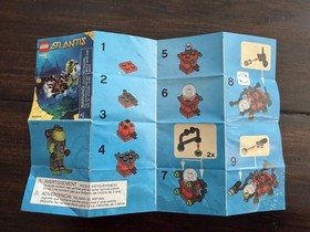 LEGO Atlantis 30042 Mini Sub Polybag Used 2010 Complete Set Retired