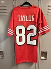 John Taylor San Francisco 49ers Signed Red Football Jersey #82 BAS Authenticated