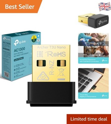 Rüsten Sie Ihre Konnektivität auf - Archer T3U AC1300 Nano WiFi Dongle, Mini USB Design