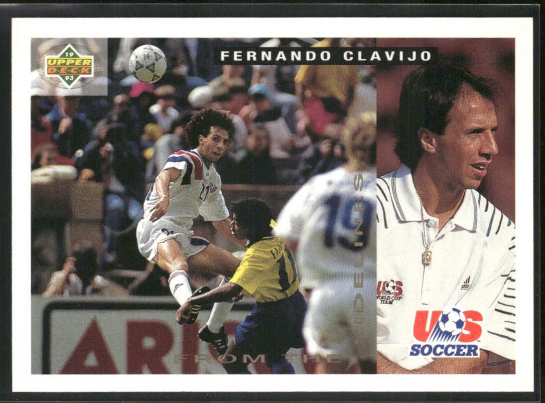 1993 Upper Deck World Cup Preview (English/Spanish) #159 Fernando Clavijo