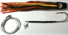 Original Vintage Pakula Lures Dojo Peche includes SS hook set 15' 400# fluoro