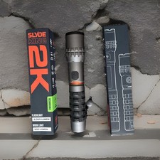 Nebo SLYDE King 2K Lumen LED Magnetic Base Dual Light Torch (UK Stock) BNIB  NEW
