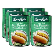 Loma Linda - Plant-Based Meats (Big Franks®, Low Fat (15 Oz.), 6 Pack)