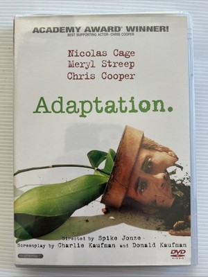 DVD - ADAPTATION (2002) R1 - Nicolas Cage - Meryl Streep - BRAND NEW & SEALED
