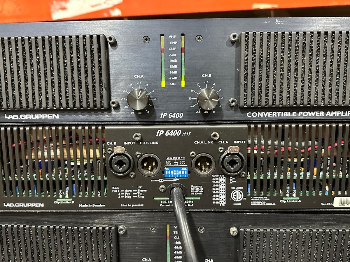Lab Gruppen 6400f Power Amplifier #5060 (One) THS | eBay