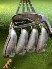 Used RH TaylorMade Stealth HD Iron Set 7-PW-GW Fujikura Speeder NX Graphite +1”
