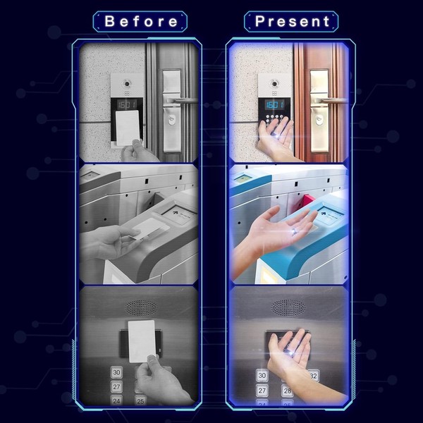 Alternate view of Smart Ring Medium Rfid Device Nfc 125khz 13.56mhz Ic/id Rewritable 128gb Shar