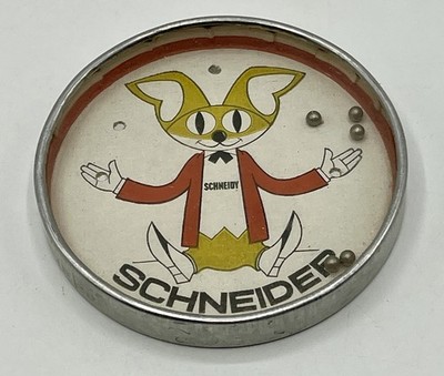 Puzzle Kugelspiel SCHNEIDY Schneiders Hase Radio-Fernsehen - 60er Jahre