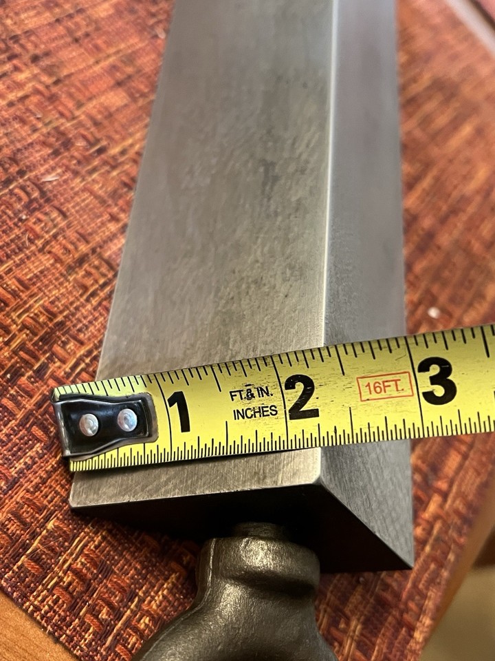 28” Precision Cast Iron 60° Bevelled Edge Straight Edge Machine ...