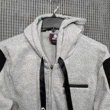 Red Ape Mens Tracksuit Hoodie and Joggers Set Large Gray Black