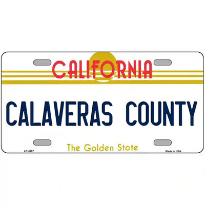 Calaveras County California Metal Sign