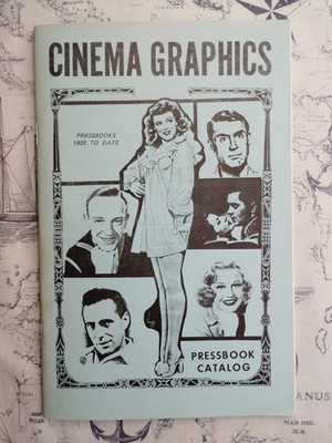 Vintage 90s Cinema Graphics Press Books & 8x10 Stills Catalogs PB Hollywood Film