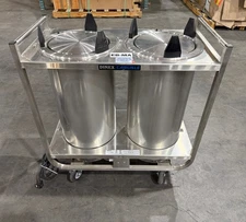 DINEX DXPIDPH2O1200 MOBILE HEATED OPEN PLATE DISPENSER