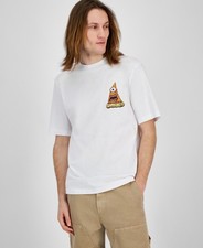 HUGO by Hugo Boss Nizzerio Crewneck Logo Graphic T-Shirt Men's Medium White