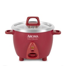 Aroma Housewares Select Stainless Rice Cooker Warmer with Uncoated Inner Pot,