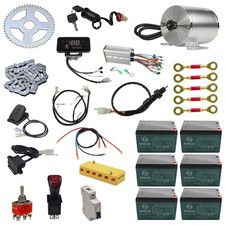 72V 3000W Brushless Electric Motor Kit Battery For Go Kart Four Wheeler Golf Car