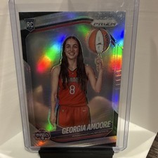 Georgia Amoore 2025 Panini WNBA Prizm Silver Rookie Variation RC #140 Mystics