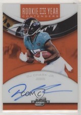 2018 Contenders Optic Rookie of the Year Orange Prizm 23/49 DJ Chark Jr Auto 0a6