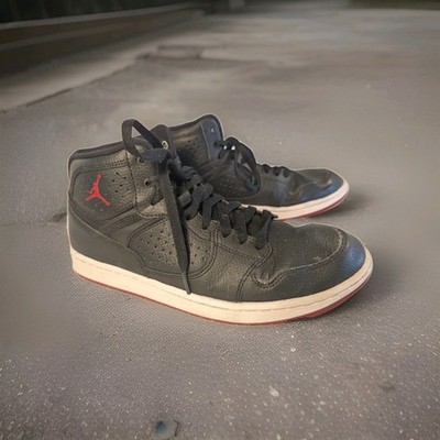 Nike Air Jordan Access Mens Size 9.5 Black Gym Red Leather Jumpman AR3762-001