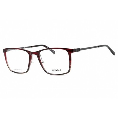 Flexon Men's Eyeglasses Burgundy/Grey Gradient Rectangular FLEXON EP8011 608