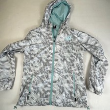 Kids New Balance Lightweight Hooded Jacket Camo Print Size S