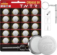 CR2032 Batteries 20 Pack, Lithium 3V Coin Battery with 3-in-1 Mini...