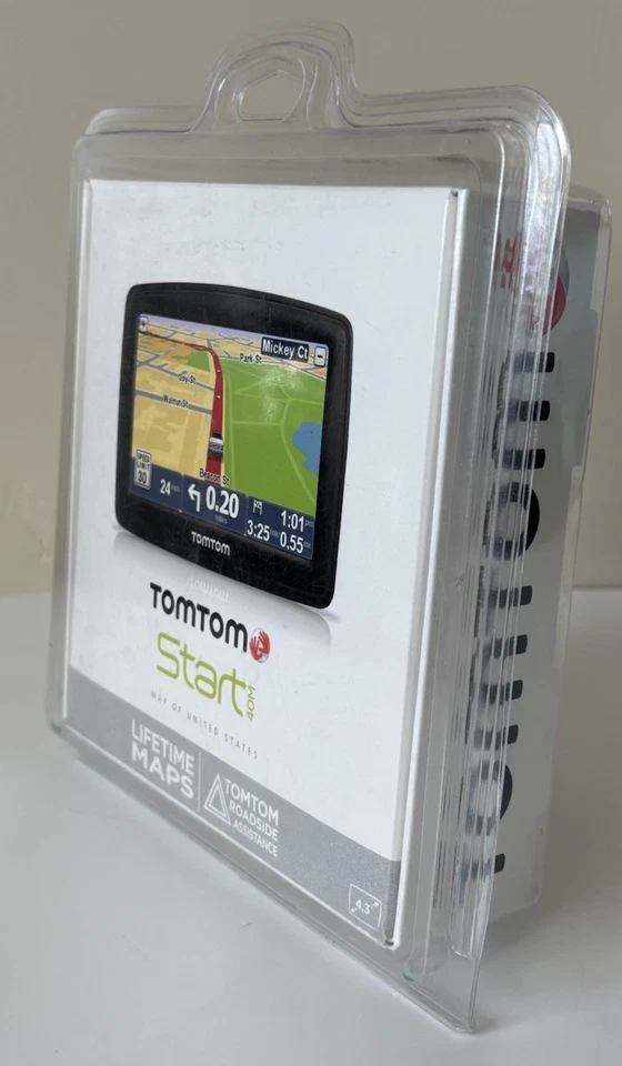 TomTom Gps Start 40m 4.3" Screen Map Of USA Lifetime Maps Roadside Travel - Image 3 of 4