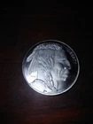 1 oz .999 Fine Silver Round  Buffalo Indian Stamped-Madison Mint Free shipping