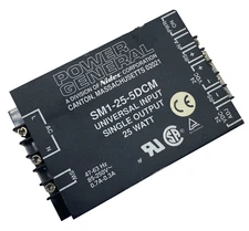NIDEC POWER GENERAL SM1-25-1DCM POWER SUPPLY 47-63HZ 85-250V 0.7A-0.3A SM1251DCM