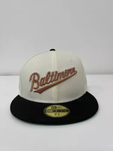 Baltimore Orioles New Era Hat Club Rushmore Script 30 Ann. Fitted Cap Hat 7 3/8