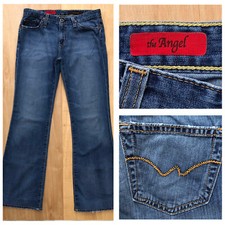 AG ADRIANO GOLDSCHMIED THE ANGEL Women  s Low Rise Medium Wash Jeans sz 27R