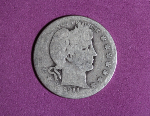1911- Barber Quarter #P19992