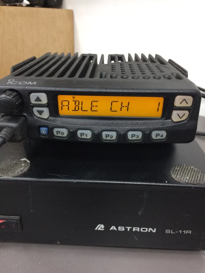 ICOM Base Station, IC-F620-2, Astron SL-11R Power, ICOM SM-25 Mic, PROGRAMMED - Image 3 of 4