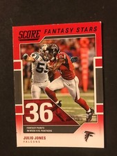 2017 Panini Score Football RED Julio Jones Fantasy Stars #4 Atlanta Falcons