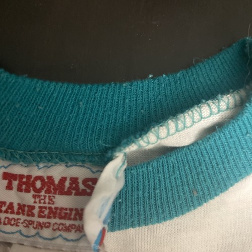 Rare Vintage Thomas The Tank Engine Doe-Spun Company Shirt 90's Size 7 - Picture 5 of 10