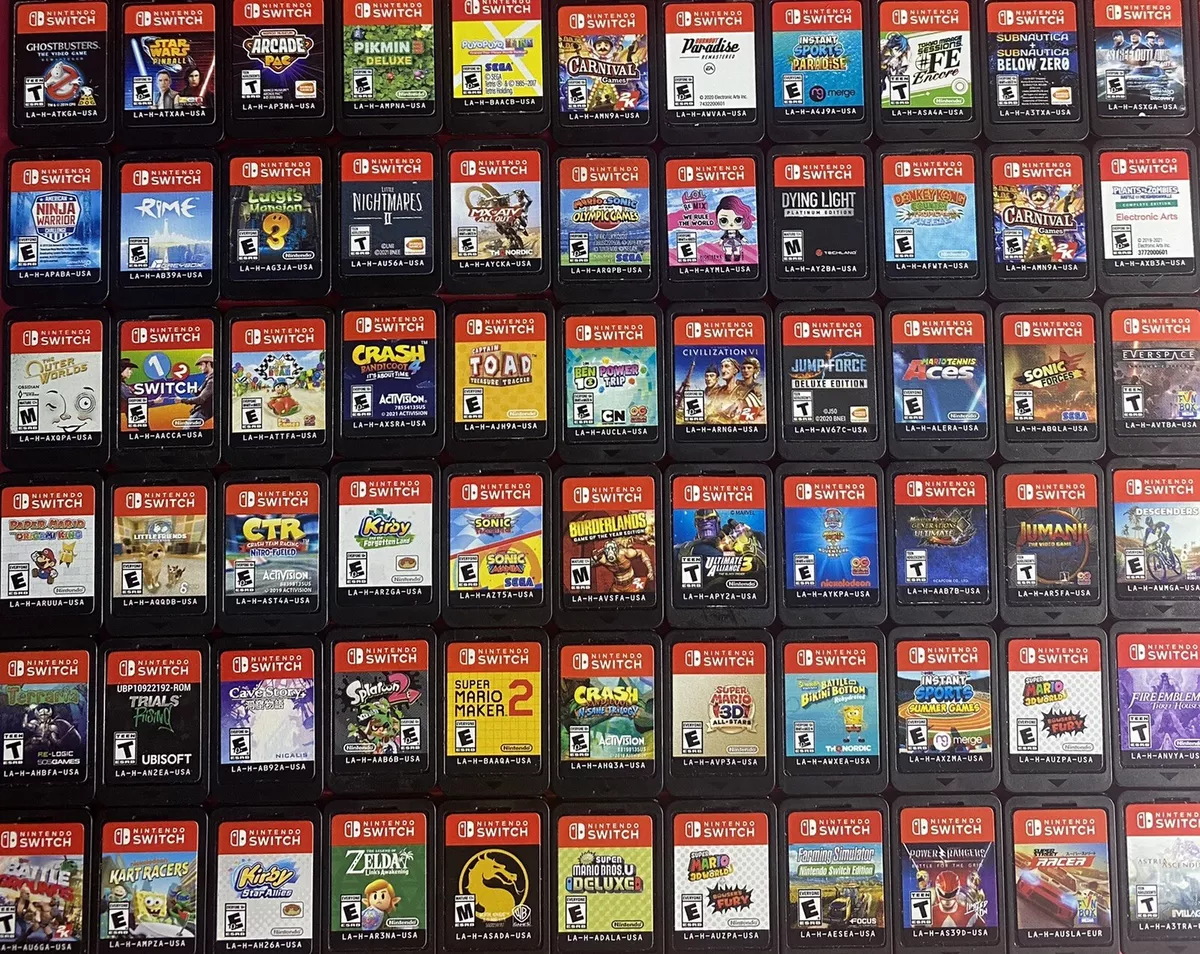 Lot de jeux Nintendo Switch ! Vous choisissez le jeu ! Nombreux titres !  Achetez