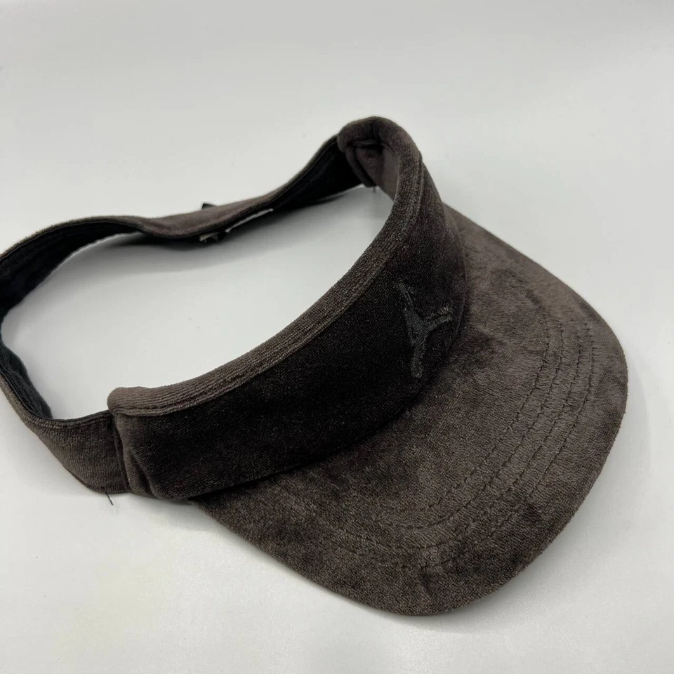 Sombrero visera Air Jordan para hombre negro mediano-grande terciopelo Jumpman elástico ajustado golf Foto 3 de 4