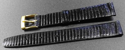 Bracelet montre cuir Rallye Vert foncé, pompes rapides (flash