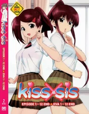 DVD ANIME~KISS X SIS VOL.1-12 END + OVA 1-12 END [UNCENSORED] [ENG SUB] REG ALL