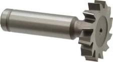 Made in USA 1-1/4" Diam x 1/4" Face Width, Cobalt, 12 Teeth, Shank Connection...