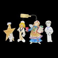 Roman Inc (repaired), Bread Dough Nurse Ornaments , Sarah's Attic Inc Figurine