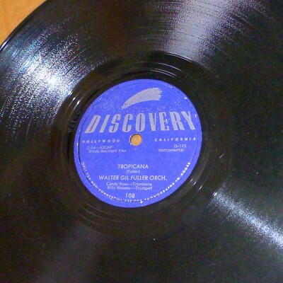 Walter Gil Fuller Orch TROPICANA blues for a debutante Discovery VG++ cond g2066